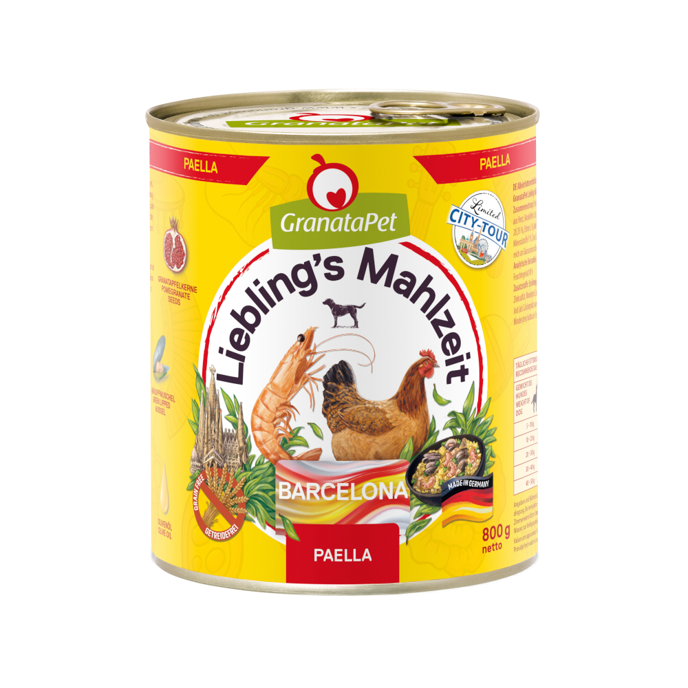 Granatapet Liebling's Mahlzeit City Tour 6 x 800 g - Barcelona (Paella)