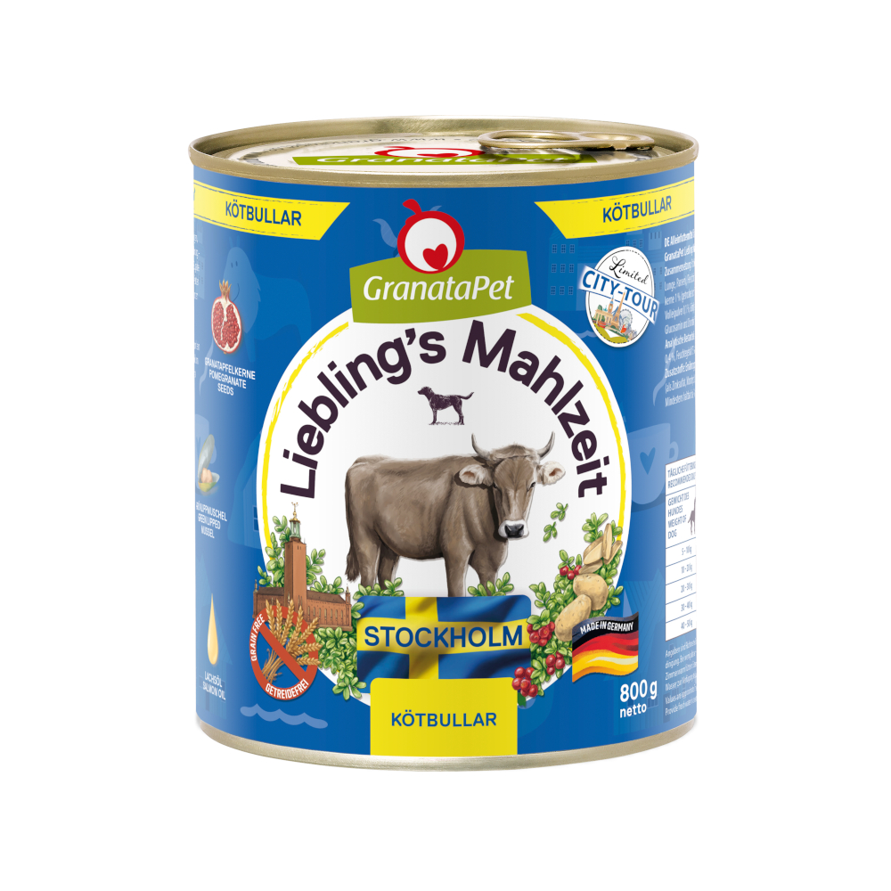 Granatapet Liebling's Mahlzeit City Tour 6 x 800 g - Stockholm (Kötbullar)
