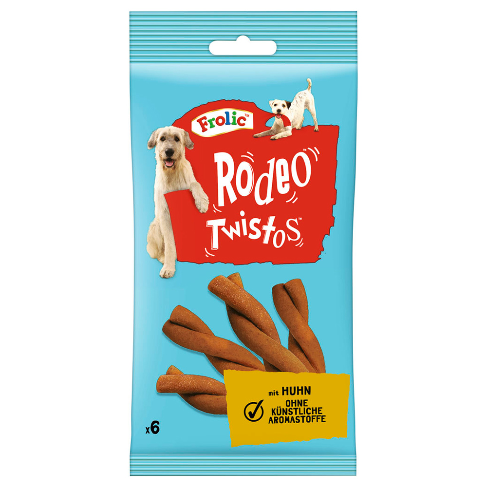 Frolic Rodeo Twistos - s kuřecím (18 x 6 kusů)