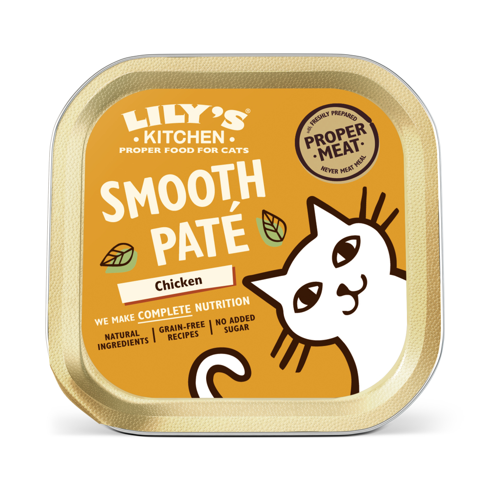 Lily's Kitchen Smooth Paté Selection pro kočky 38 x 85 g - výhodné balení - kuřecí