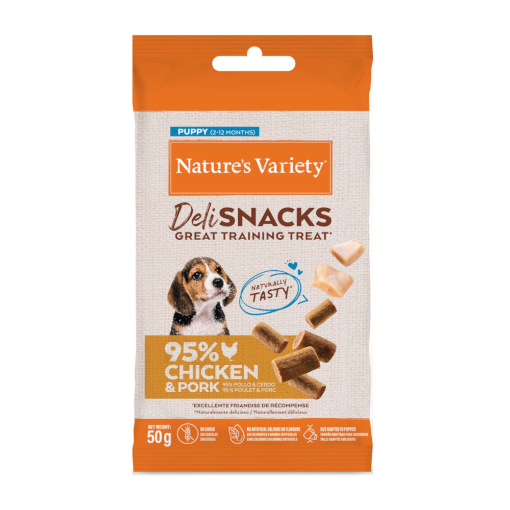 Nature's Variety Deli Snacks Junior - výhodné balení: kuřecí (36 x 50 g)