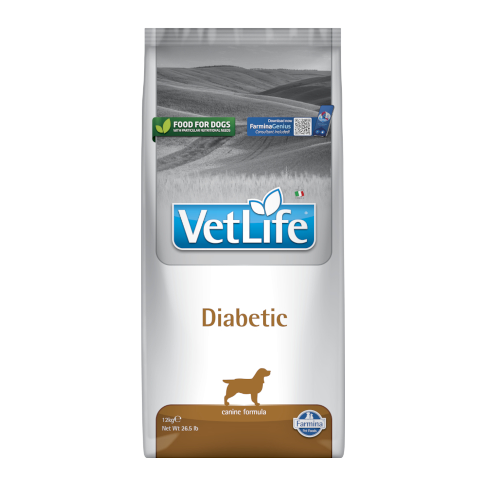 Farmina Vet Life Pes Diabetic - výhodné balení: 2 x 12 kg