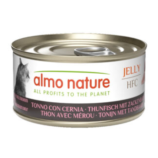 Almo Nature HFC Jelly 24 x 70 g - výhodné balení - tuňák s kanicem