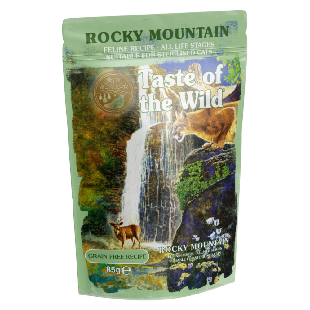 Taste of the Wild Rocky Mountain s kuřecím - Výhodné balení: 24× 85 g