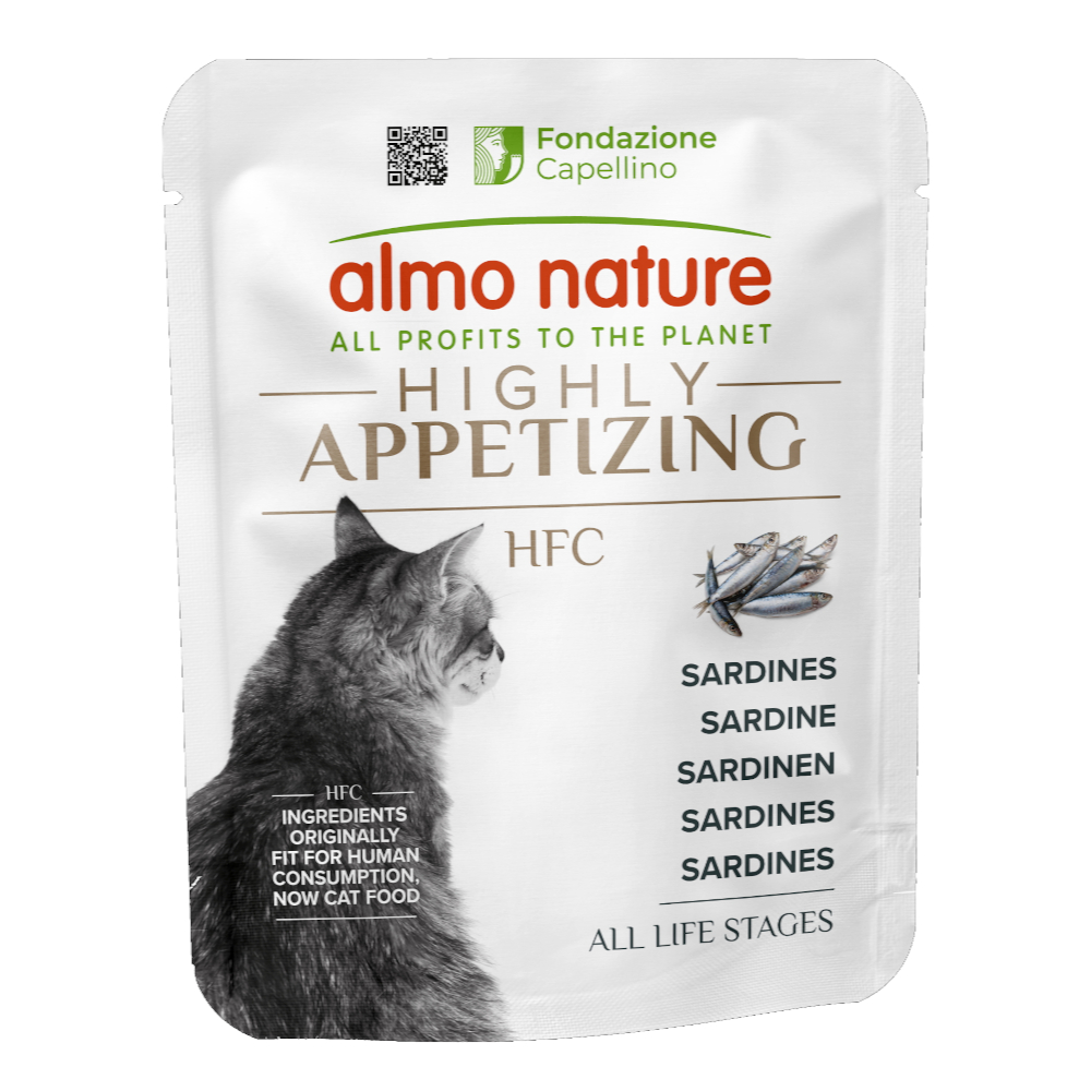 Almo Nature HFC Highly Appetizing 24 x 50 g - výhodné balení - sardinky