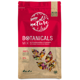 Bunny All Nature Botanicals Mid Mix květy měsíčku lékařského a růží - výhodné balení: 3 x 130 g