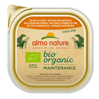 Almo Nature BioOrganic Maintenance 9 x 300 g - Bio kuřecí & bio brambory