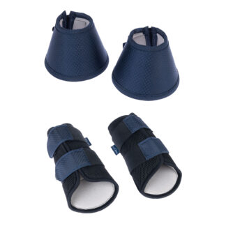 Nomad Tales sada kamaše a zvony na kopyta z elastanu - výhodná sada: 2 kamaše a 2 zvony na kopyta