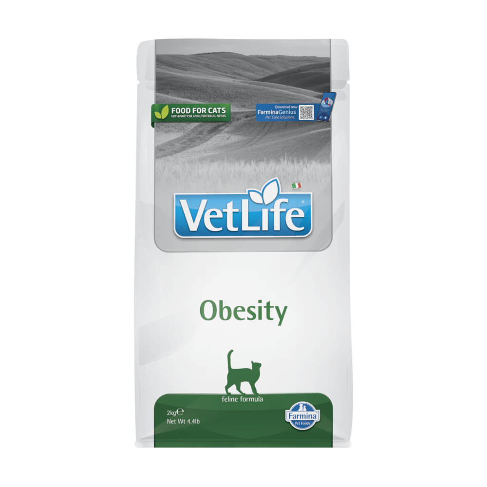 Farmina Vet Life Cat Obesity - Výhodné balení: 2 x 2 kg