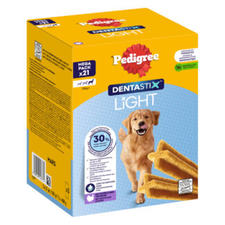 Pedigree Dentastix Light: Dental Chews pro velké psy (>25 kg) - multibalení (126 kusů)