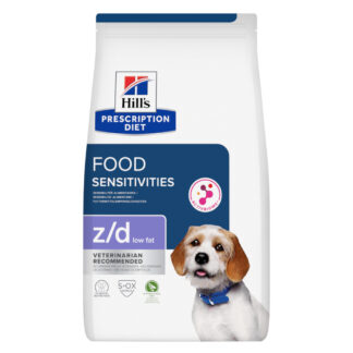 Hill's Prescription Diet z/d Food Sensitivities Low Fat Hydrolysed Soy - Výhodné balení: 2 x 10 kg