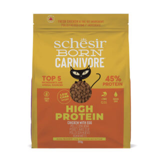 Schesir Born Carnivore High Protein kuřecí s vejcem - výhodné balení: 4 x 255 g