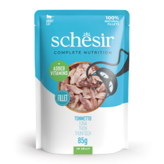 Schesir Complete Nutrition Fillet v želé 24 x 85 g - výhodné balení - tuňák