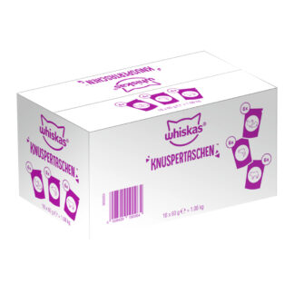 Whiskas křupavé taštičky smíšené balení - 3 druhy: kuřecí a sýr