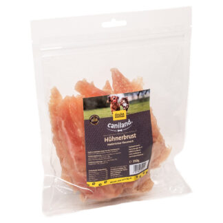 Caniland kuřecí prsíčka v proužcích - výhodné balení: 3 x 250 g