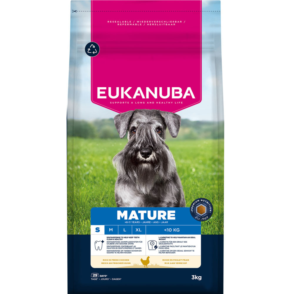 Eukanuba Premium Nutrition Mature Small Breed Chicken - výhodné balení: 2 x 3 kg