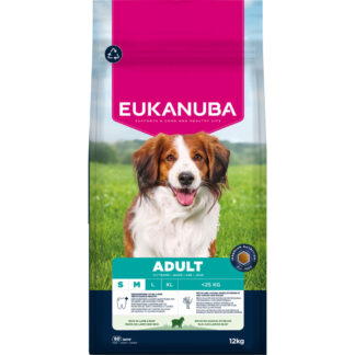 Eukanuba Premium Nutrition Adult Small & Medium Breed Lamb & Rice - 12 kg