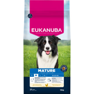 Eukanuba Premium Nutrition Mature Medium Breed Chicken - 15 kg