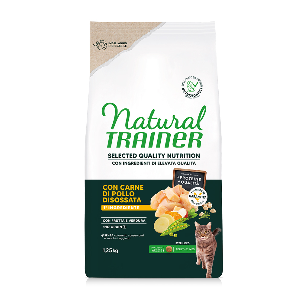 Natural Trainer Selected Quality Nutrition Sterilised Chicken - výhodné balení: 2 x 1