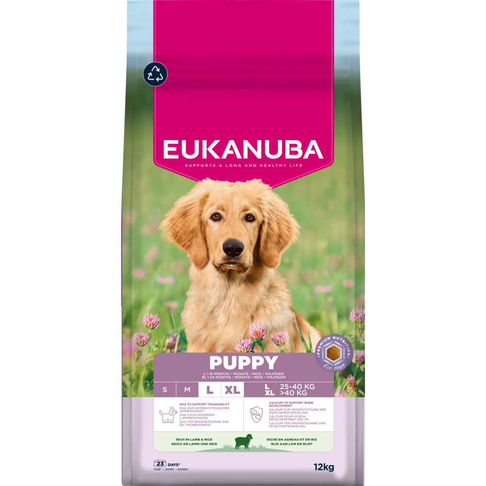 Eukanuba Premium Nutrition Puppy Large & Giant Breed Lamb & Rice - 12 kg