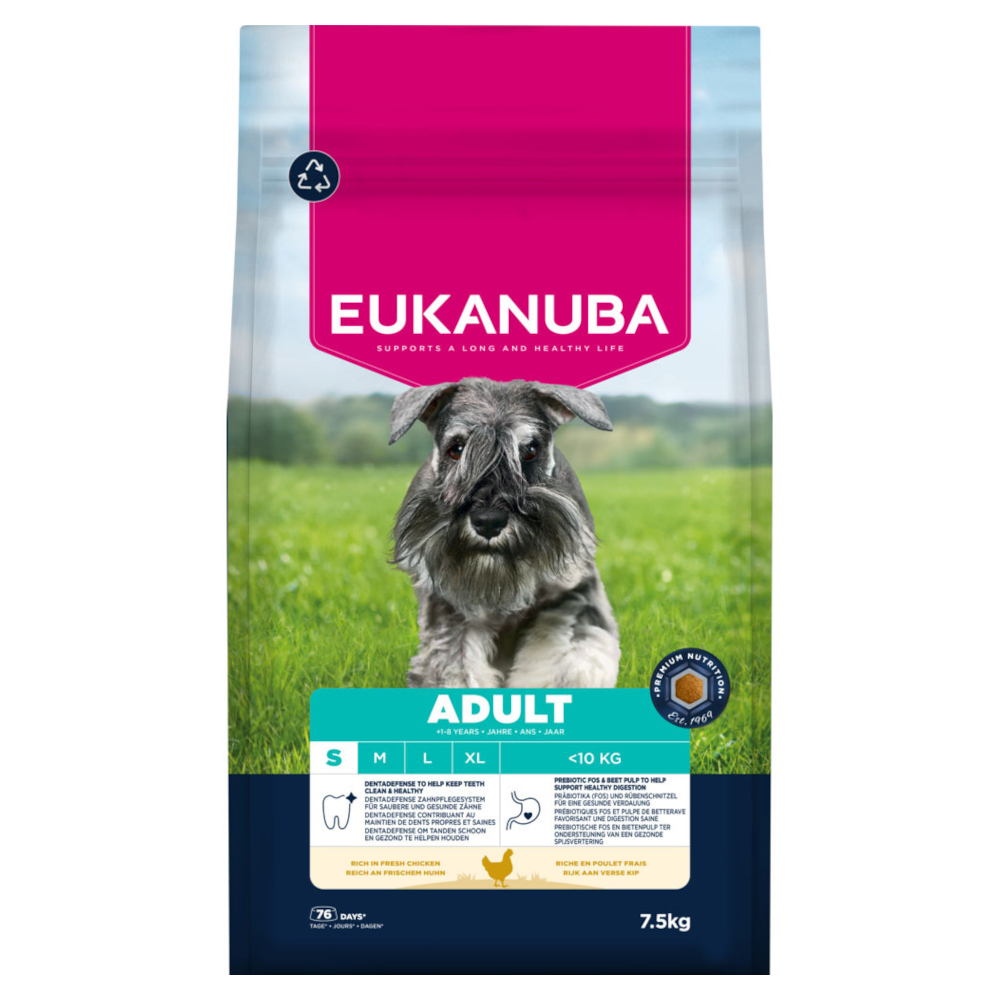 Eukanuba Premium Nutrition Adult Small Breed s kuřecím - výhodné balení: 2 x 7