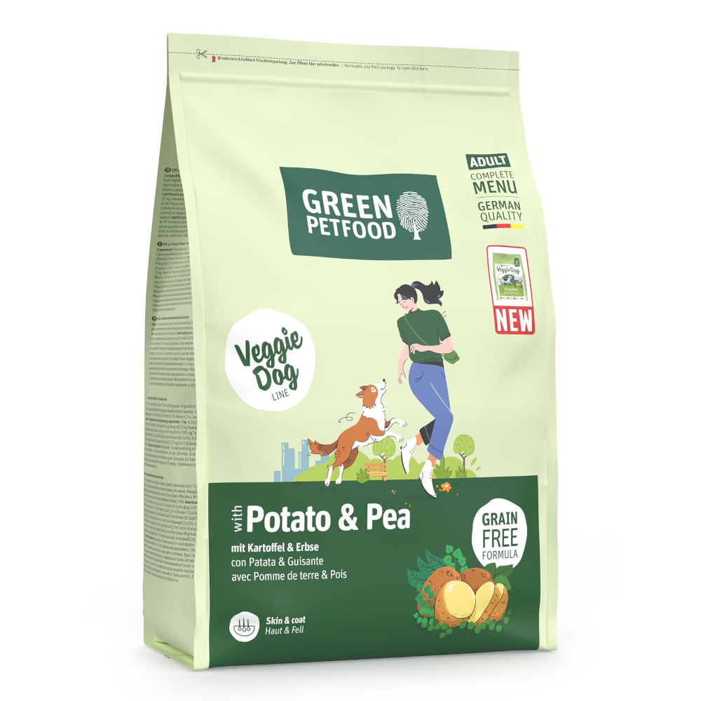Green Petfood VeggieDog Grainfree brambory a hrášek - 3 kg