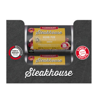 Fleischeslust Steakhouse Sensitive 12 x 500 g - Čisté kuřecí