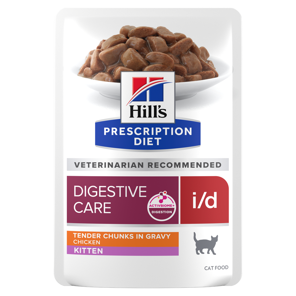Hill's Prescription Diet i/d Digestive Care Kitten kuřecí v omáčce - výhodné balení: 48 x 85 g