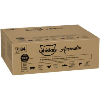 Whiskas 1+ Adult kapsička 84 x 85 g - voňavá směs v omáčce