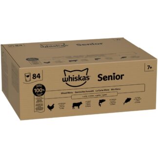 Jumbo balení Whiskas Senior kapsičky 84 x 85 g 7+ smíšený výběr v želé