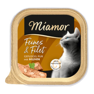 Výhodné balení: Miamor Feines & Filet 32 x 100 g - výhodné balení: 32 × 100 g drůbeží s kuřecím