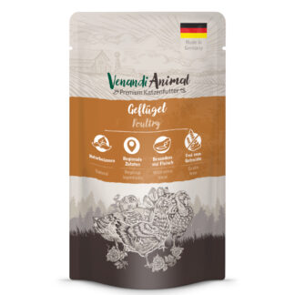 Výhodné balení Venandi Animal 24 x 125 g - drůbeží