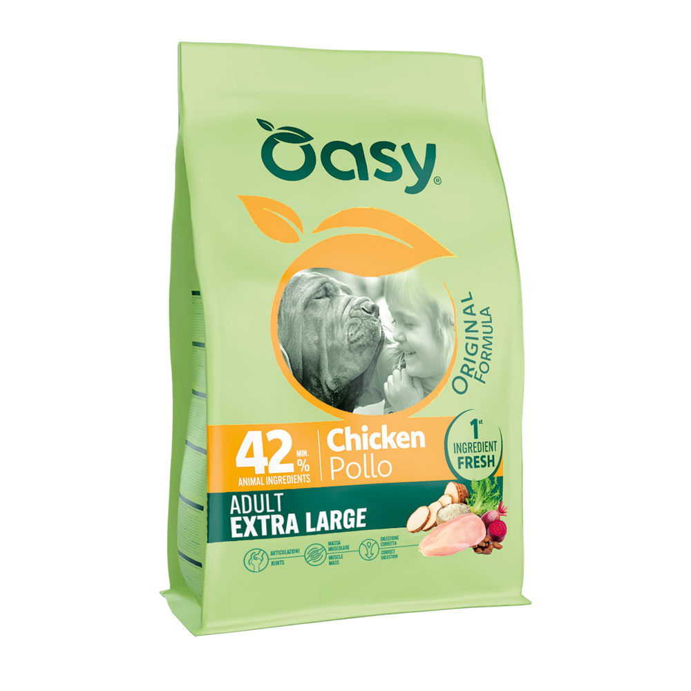 Oasy Adult Extra Large kuřecí - 10 kg