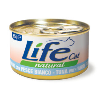 Life Cat Natural Adult 24 x 85 g výhodné balení  - tuňák s bílou rybou