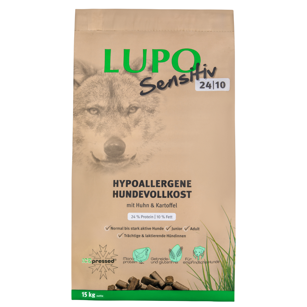 LUPO Sensitiv 24/10 - Výhodné balení 2 x 15 kg