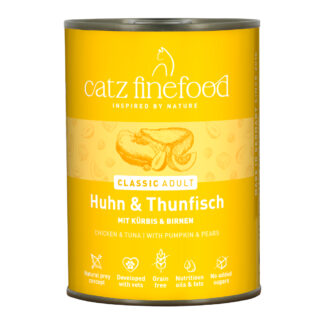 Výhodné balení catz finefood 12 x 400 g - kuře & tuňák
