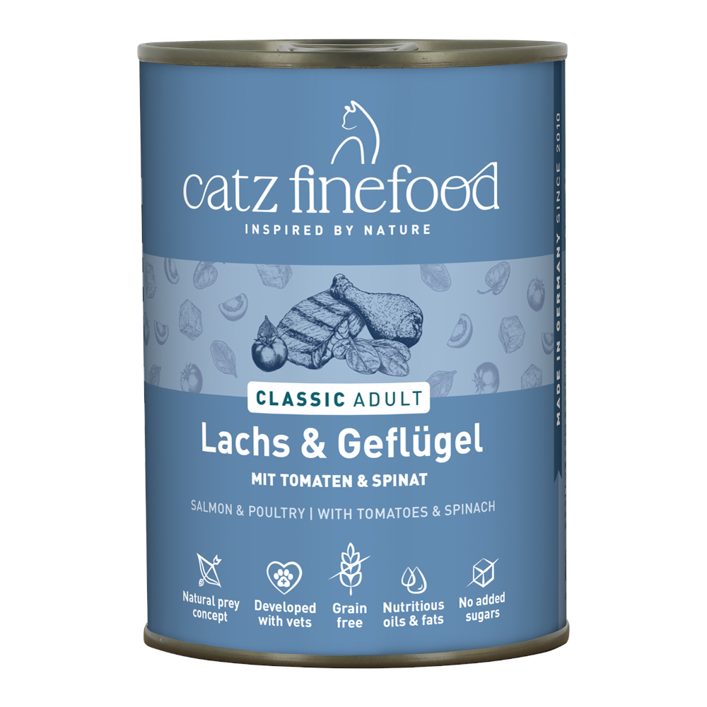 Výhodné balení catz finefood 12 x 400 g - sleď & krevety