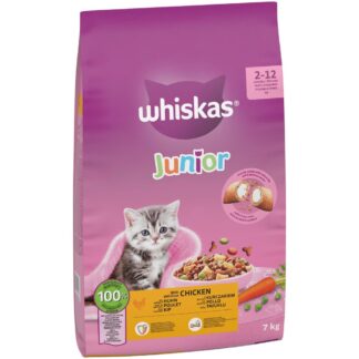 Whiskas Junior kuřecí - 7 kg