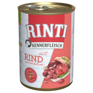 Výhodné balení RINTI Kennerfleisch 24 ks (24 x 400 g) - Mix hovězí