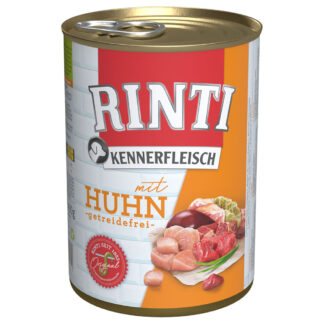 Výhodné balení RINTI Kennerfleisch 24 ks (24 x 400 g) - Mix kuřecí