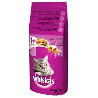 Whiskas 2 x 14 kg - 1+ hovězí