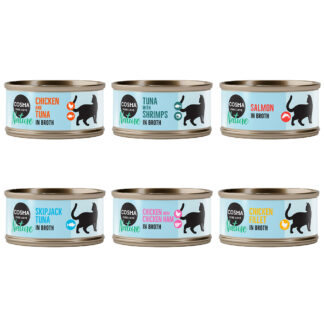 Výhodné balení Cosma Nature 24 x 70 g - Mix 1 (6 druhů)