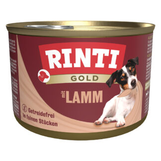 RINTI Gold 24 x 185 g - jehněčí kousky