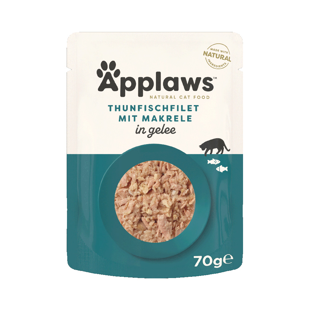 Applaws Pouch in Jelly 32 x 70 g - tuňák s makrelou