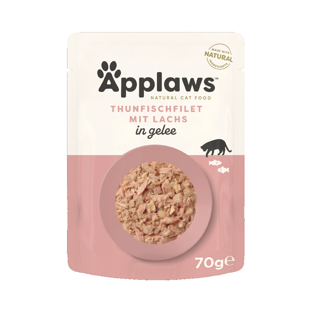 Applaws Pouch in Jelly 32 x 70 g - tuňák s lososem