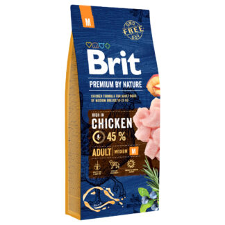 Brit Premium by Nature Adult Medium Breed Chicken - 15 kg