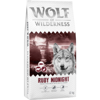 Wolf of Wilderness "Ruby Midnight" hovězí a králičí - bez obilovin - 12 kg