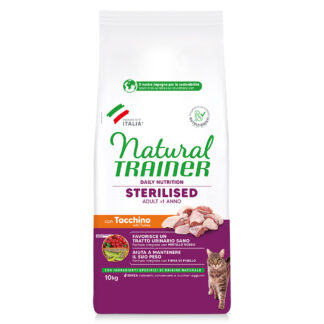 Natural Trainer Adult Sterilised White Meat - 2 x 10 kg