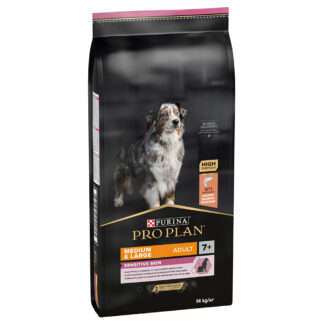 Výhodná balení PURINA PRO PLAN - Medium & Large Adult 7+ Sensitive Skin (2 x 14 kg)
