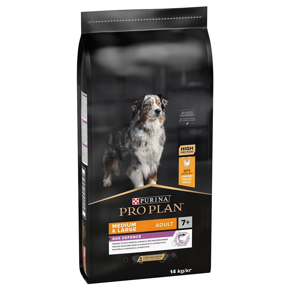 PURINA PRO PLAN Medium & Large Adult 7+ Age Defence - Výhodné balení 2 x 14 kg